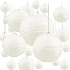 Ideas originales para usar lámparas de papel en fiestas