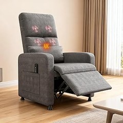 Pros y contras de los sillones de masaje tapizados en tela