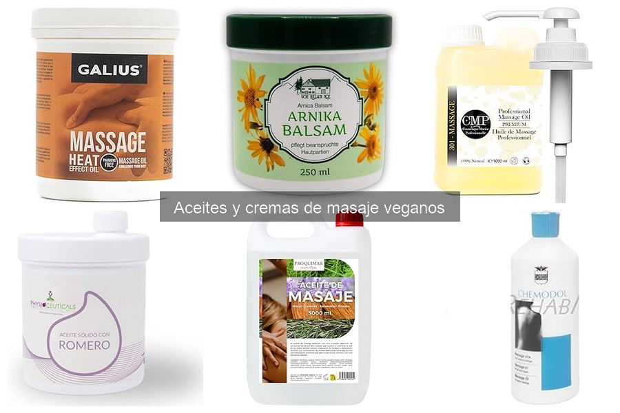 ** Aceites de masaje veganos: ¿son efectivos para terapias?