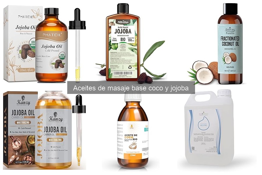 Alternativas a Aceites de Masaje de Coco y Jojoba