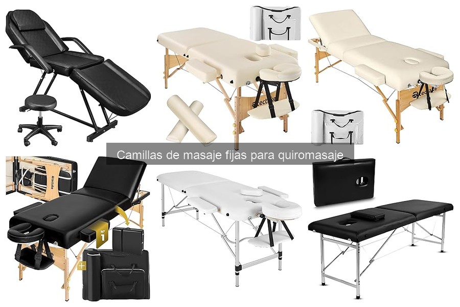 Alternativas a camillas de masaje fijas: opciones prácticas