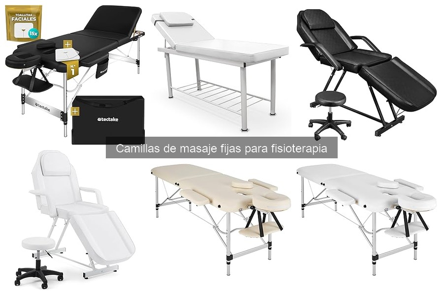 Alternativas a camillas de masaje fijas para fisioterapia