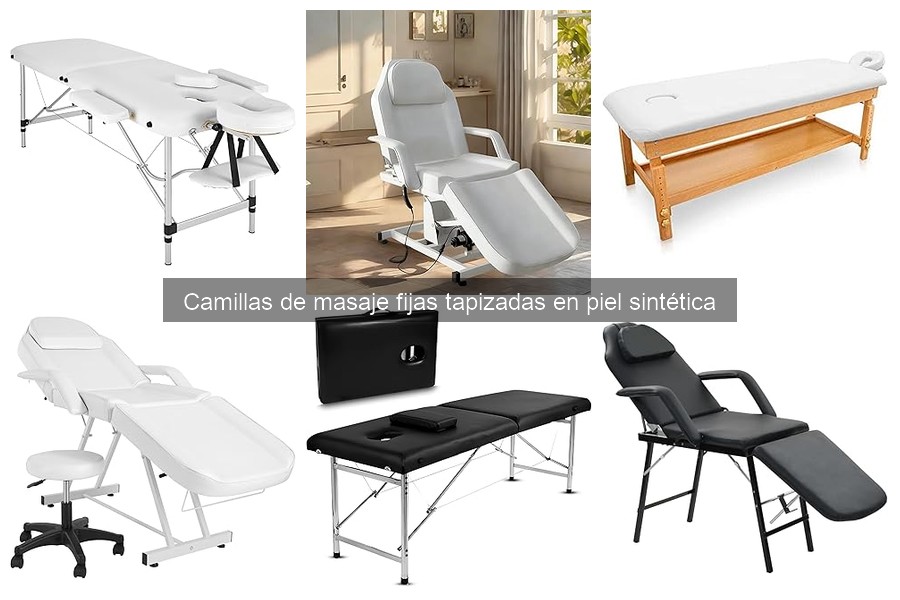 Alternativas a Camillas de Masaje Fijas Tapizadas en Piel Sintética