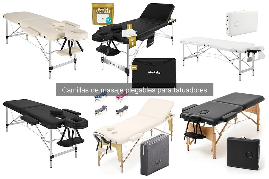 Alternativas a camillas de masaje para tatuadores