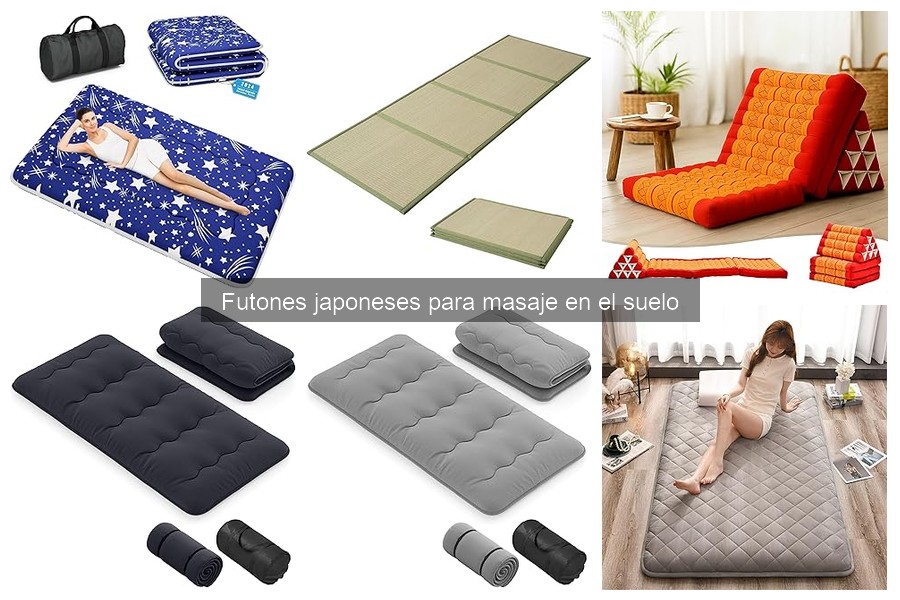 Alternativas a futones japoneses para masaje en el suelo