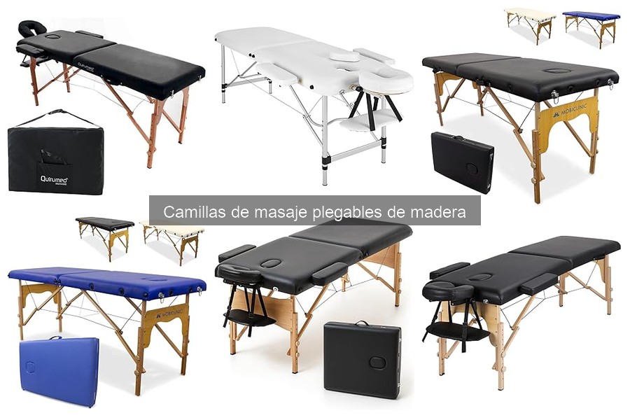 Alternativas a las camillas de masaje plegables de madera
