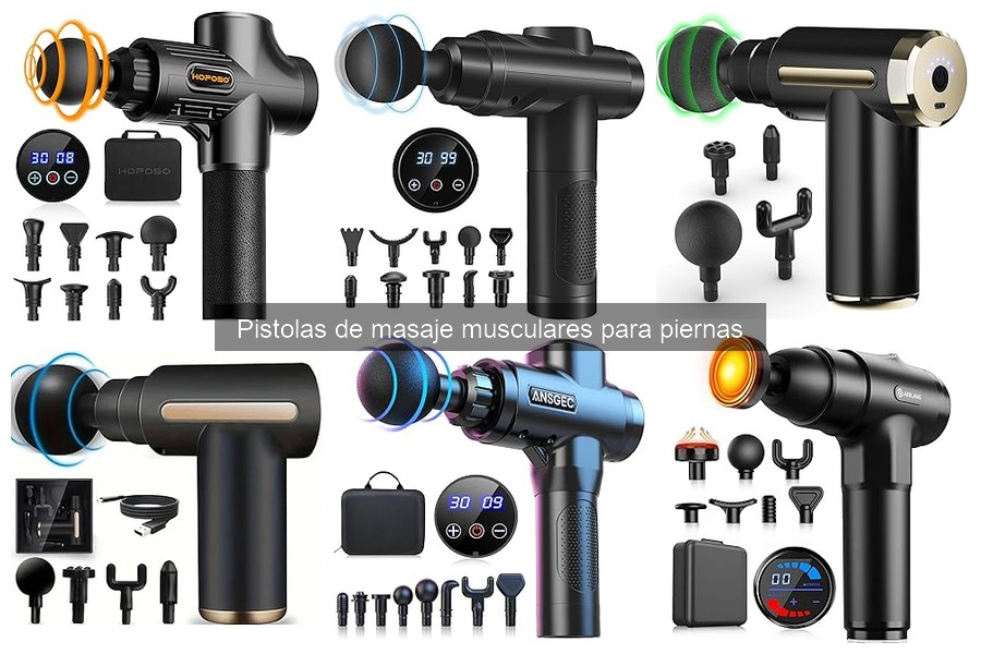 Alternativas a las pistolas de masaje para piernas