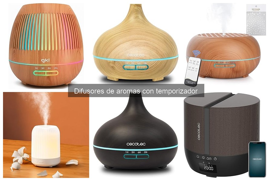 Alternativas a los difusores de aromas con temporizador