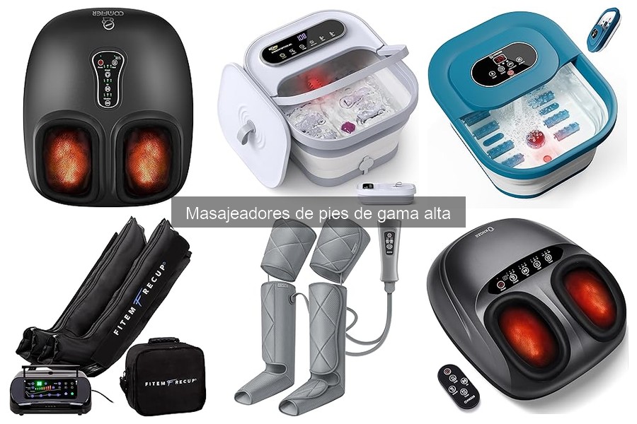 Alternativas a los masajeadores de pies de gama alta