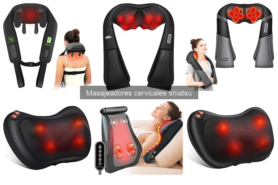 Alternativas a Masajeadores Cervicales Shiatsu para Alivio