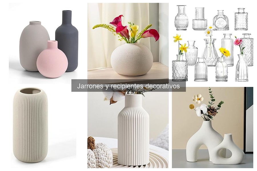 Alternativas creativas a los jarrones decorativos