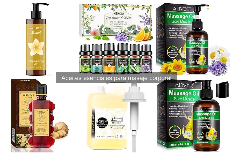 Alternativas Naturales a Aceites Esenciales para Masaje