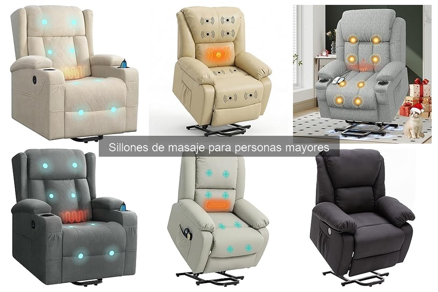 Beneficios de los sillones de masaje para la salud de ancianos