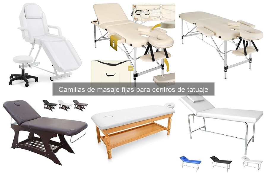 Camillas de Masaje Fijas para Tatuajes: Características y Usos
