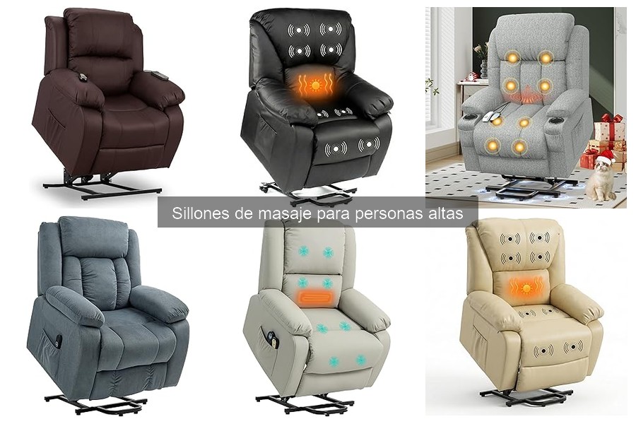 Características Esenciales de Sillones de Masaje para Personas Altas
