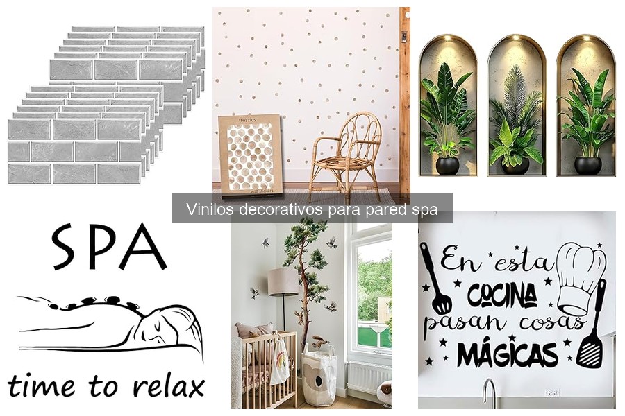 Cómo combinar vinilos decorativos para un spa en casa