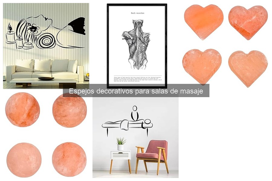 Cómo cuidar y mantener espejos decorativos en salas de masaje