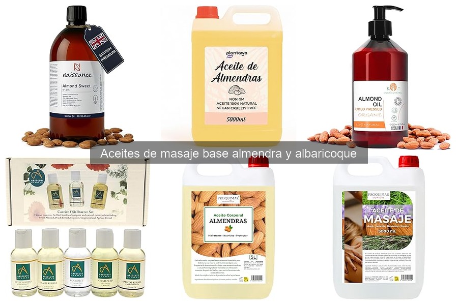 Cómo Elegir Aceite de Masaje Base Almendra y Albaricoque