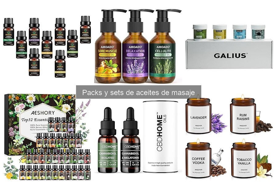 Cómo Elegir el Pack de Aceites de Masaje Ideal para Ti