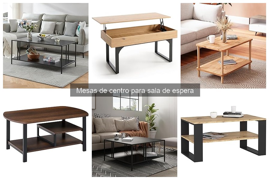 Cómo Elegir la Mesa de Centro Ideal para Sala de Espera