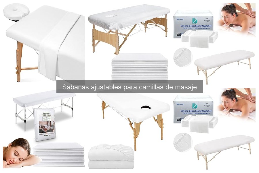 Cómo elegir sábanas ajustables para camillas de masaje