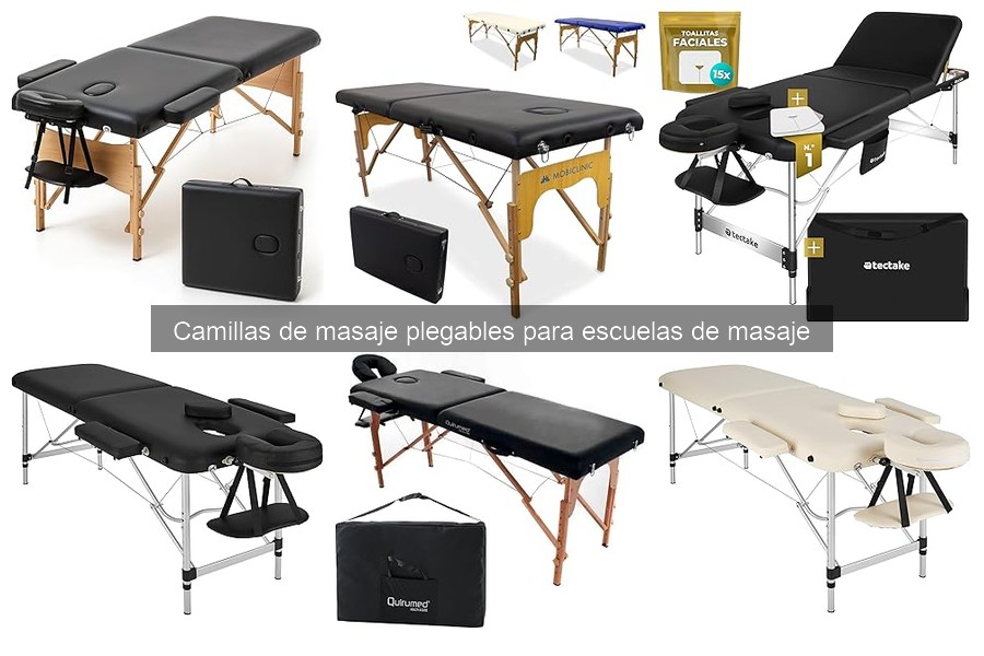 Cómo montar y ajustar una camilla de masaje plegable