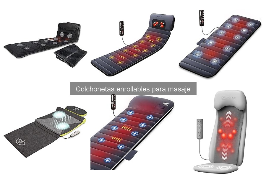 Comparativa: Colchonetas enrollables vs fijas para masaje