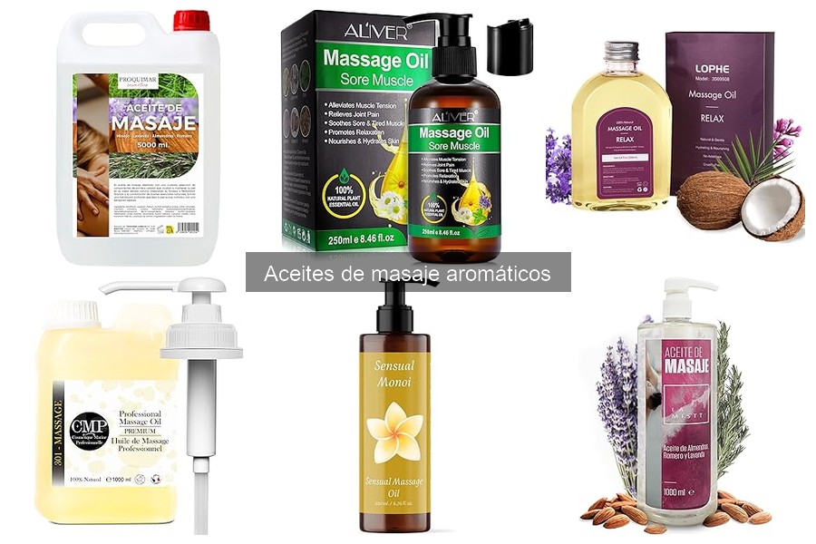 Comparativa de Aceites de Masaje Aromáticos para Mejorar tu Relajación