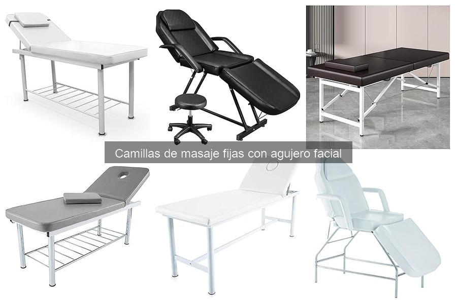 Comparativa de Camillas de Masaje Fijas con Agujero Facial