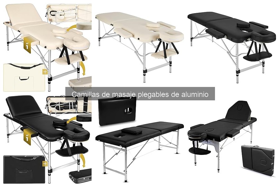 Comparativa de Camillas de Masaje Plegables de Aluminio