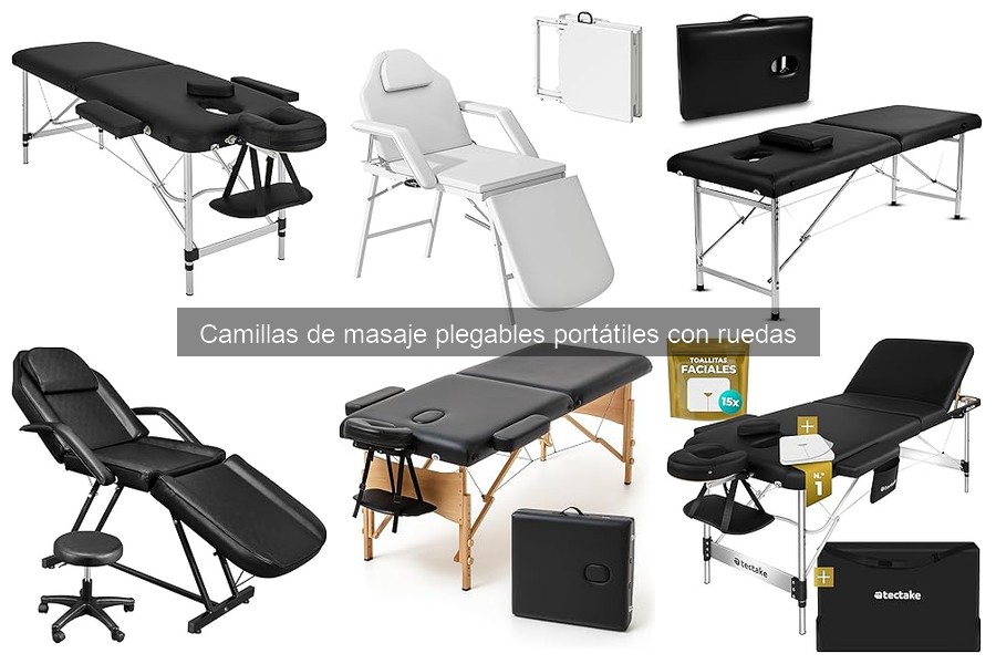 Comparativa de Camillas de Masaje Plegables del Mercado