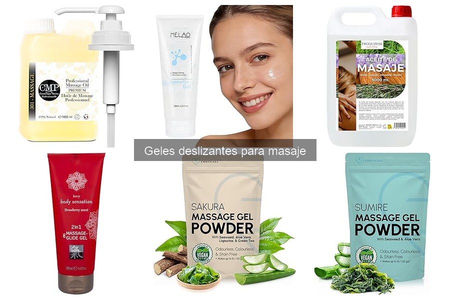 Comparativa de Geles Deslizantes para Masaje: Top Marcas