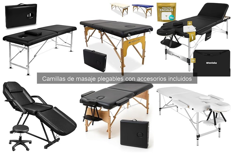 Comparativa de las Mejores Camillas de Masaje Plegables