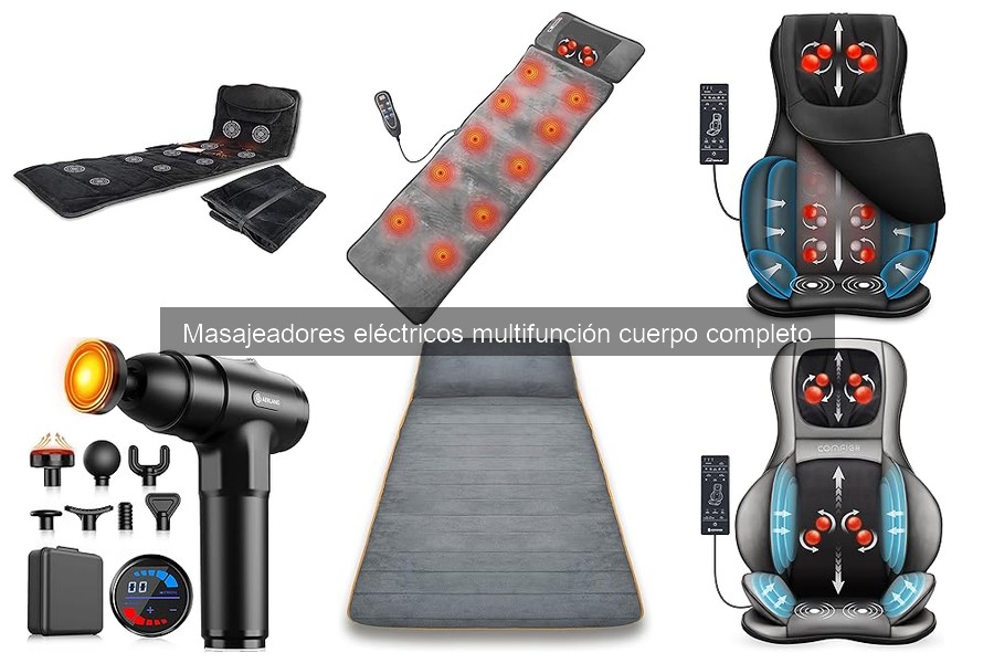 Comparativa de Masajeadores Eléctricos Multifunción: Precios y Rendimiento
