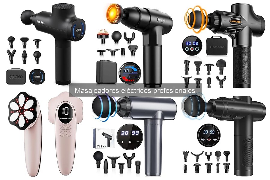 Comparativa de masajeadores eléctricos: uso profesional vs. personal