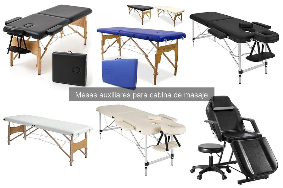 Comparativa de Mesas Auxiliares para Masaje: Mejores Marcas