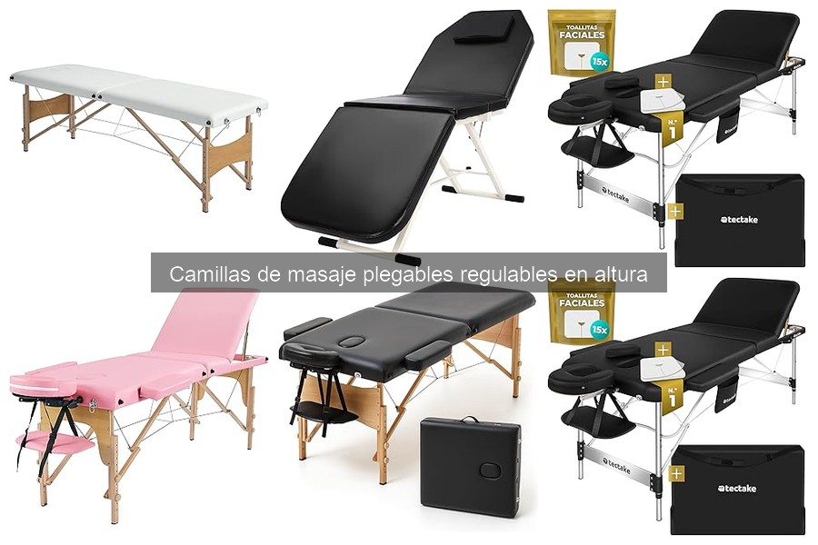Comparativa de precios de camillas de masaje online