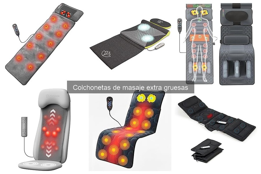 Comparativa de precios de colchonetas de masaje extra gruesas