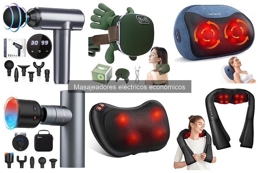 Comparativa de Precios de Masajeadores Eléctricos Económicos