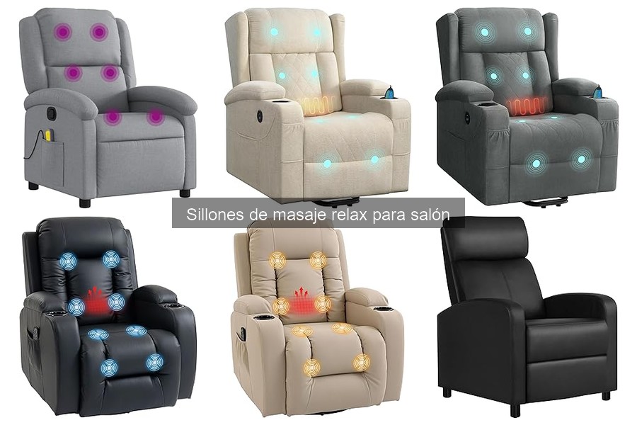 Comparativa de precios de sillones de masaje relax para salón