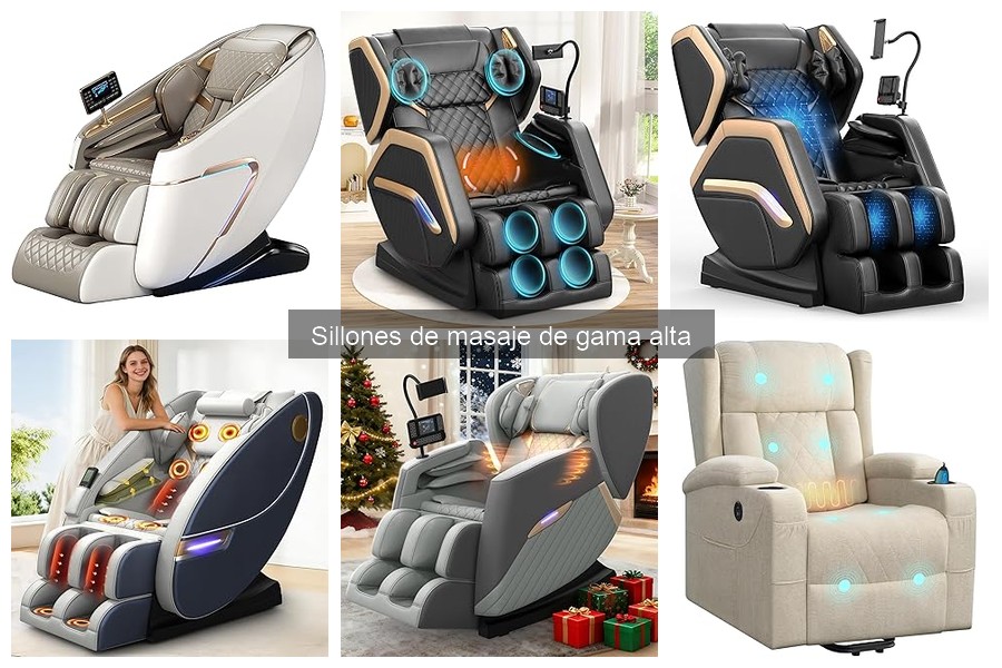 Comparativa de Sillones de Masaje de Gama Alta en 2023