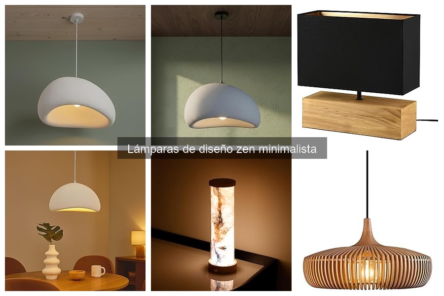 Comparativa: Lámparas Zen Minimalista vs Tradicionales