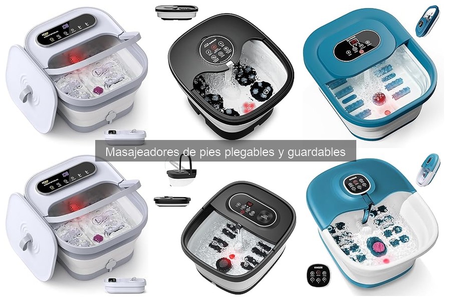 Comparativa: Masajeadores de pies plegables vs convencionales