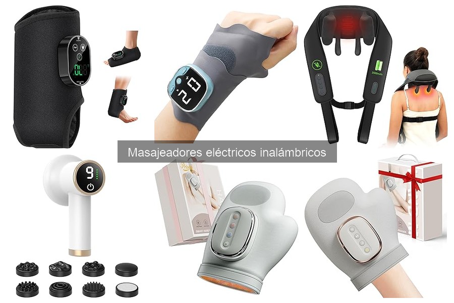 Comparativa: Masajeadores eléctricos inalámbricos vs. con cable
