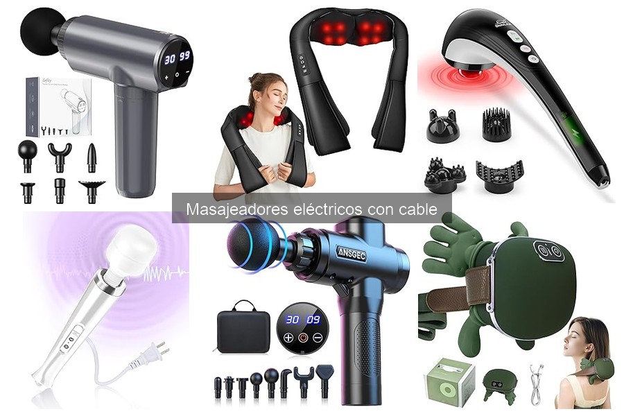 Compra masajeadores eléctricos con cable a buen precio