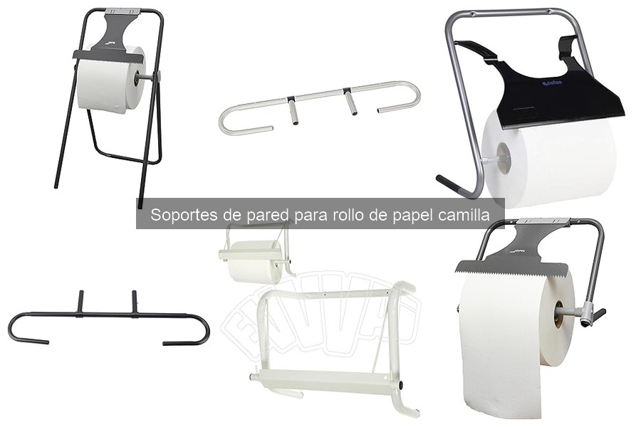 Diferentes tipos de soportes de pared para rollo de papel camilla