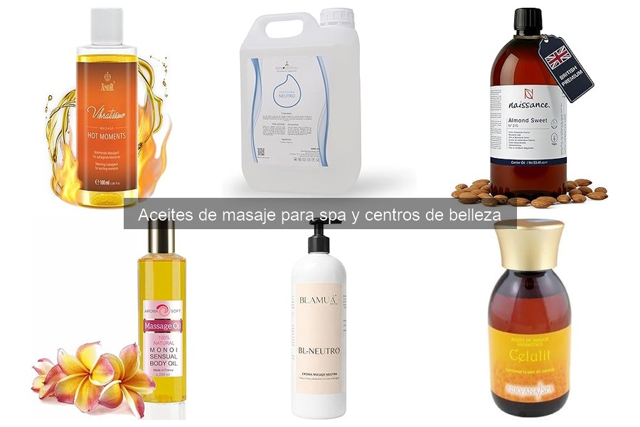 Dónde comprar aceites de masaje de calidad para spa