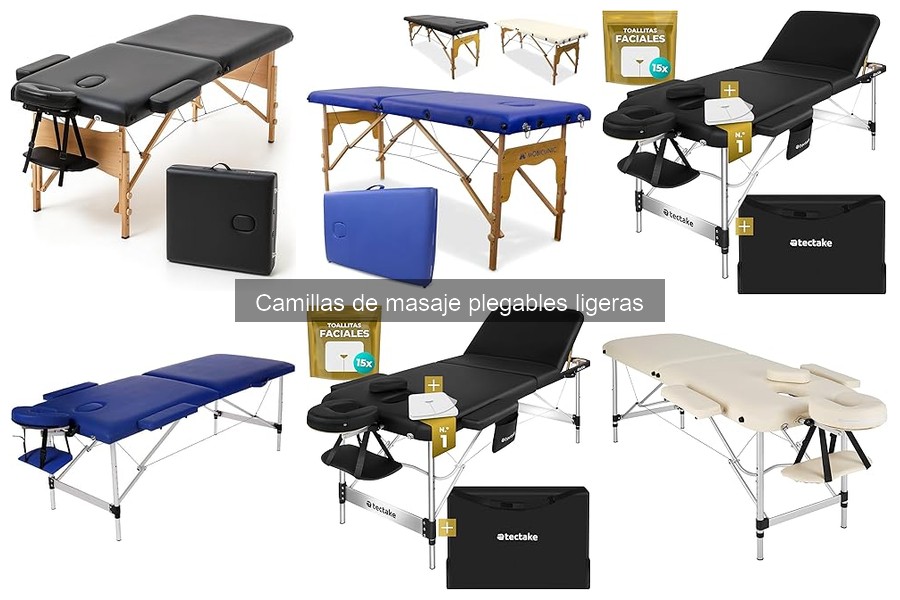 Dónde comprar camillas de masaje plegables ligeras