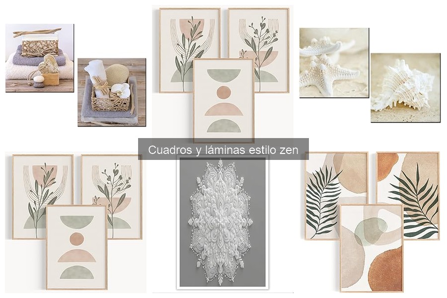 Dónde comprar cuadros y láminas estilo zen de calidad