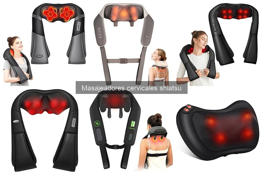 Dónde comprar masajeadores cervicales shiatsu y precios
